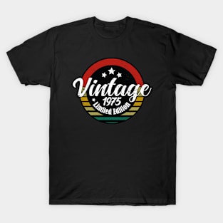 Limited Edition Vintage 1975 birthday - 48st Birthday gift T-Shirt